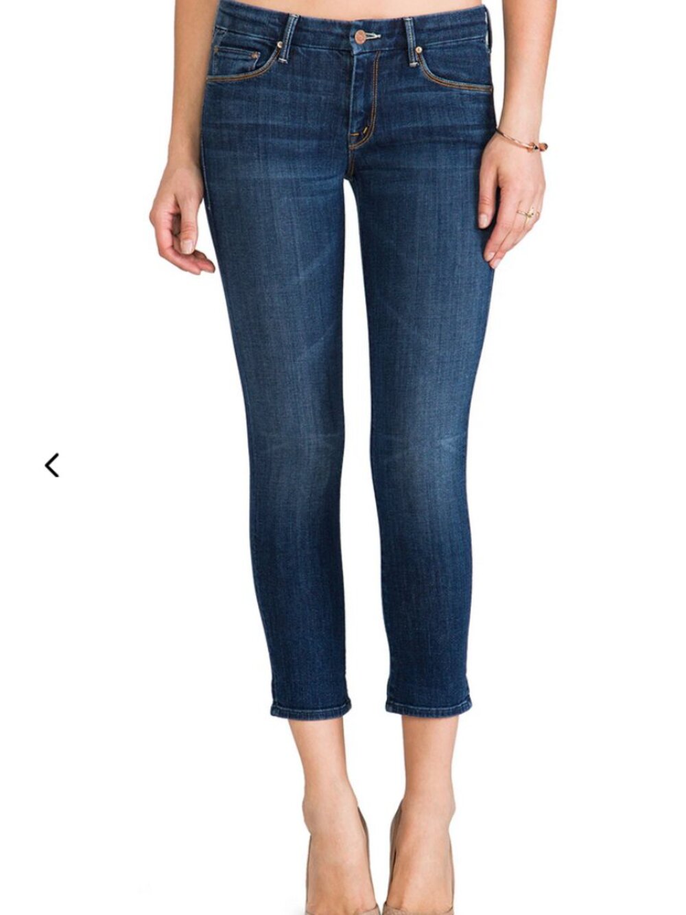 NWT MOTHER Denim The Looker Crop Flowers From The Storm *29*